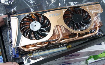 MSI Geforce GTX 465 Twin frozr II Golden edition